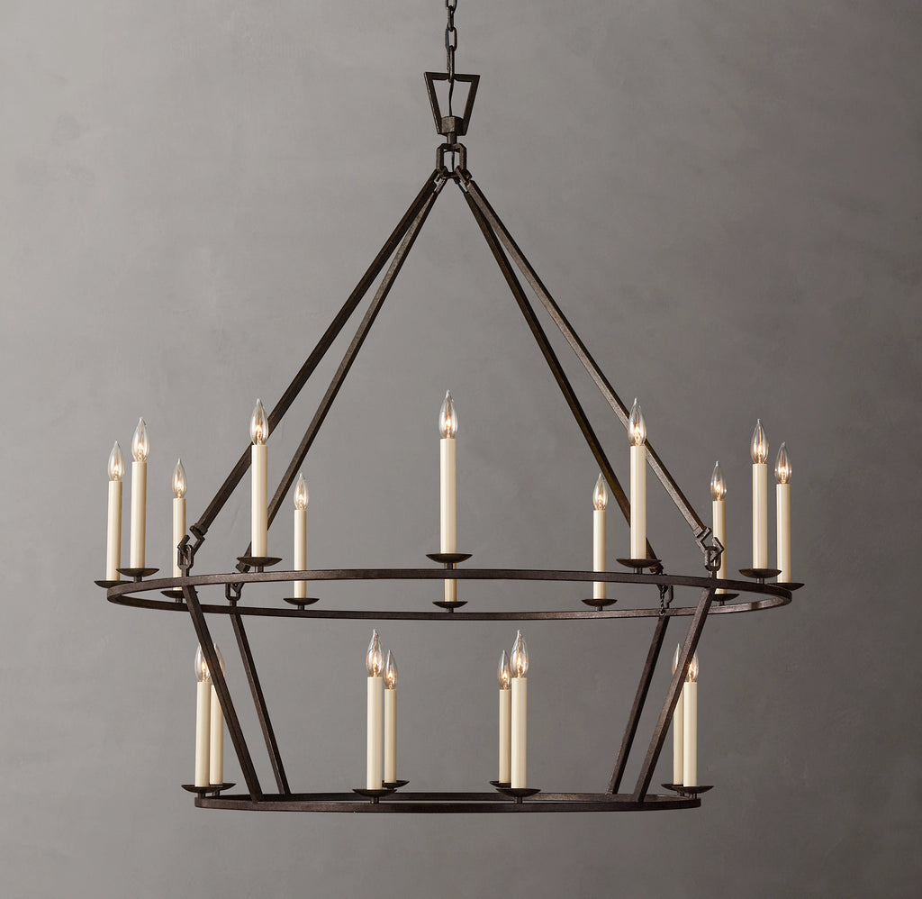 50 Inch Candelabra Tiered Chandelier – Openwork