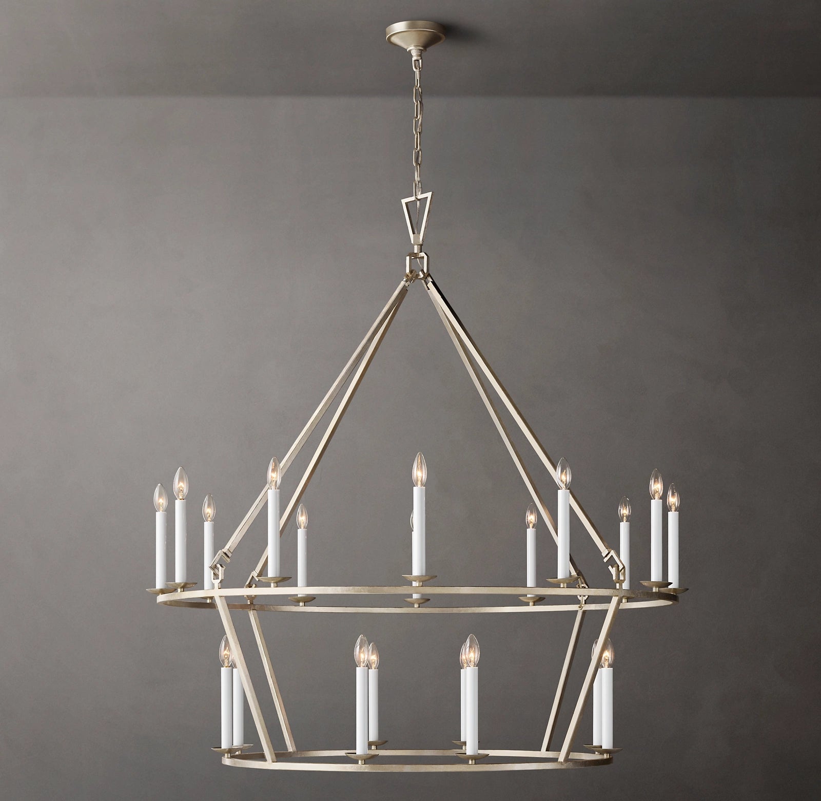 50 Inch Candelabra Tiered Chandelier – Openwork