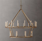 62 Inch Candelabra Tiered Chandelier – Openwork