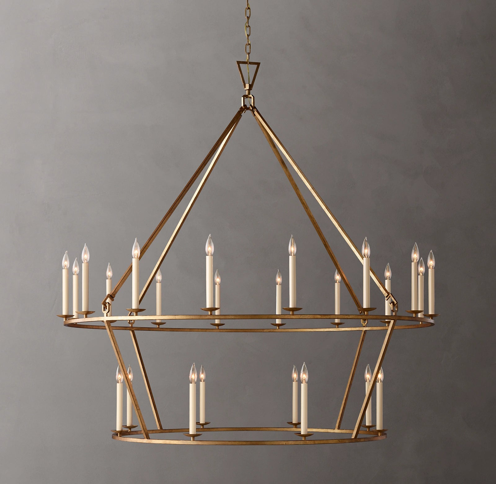 62 Inch Candelabra Tiered Chandelier – Openwork