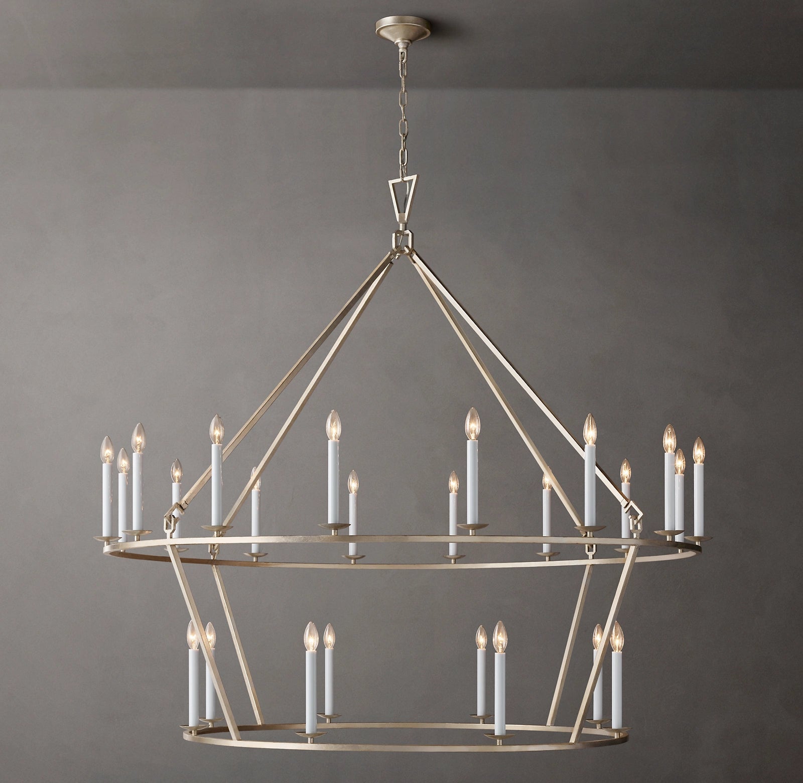 62 Inch Candelabra Tiered Chandelier – Openwork