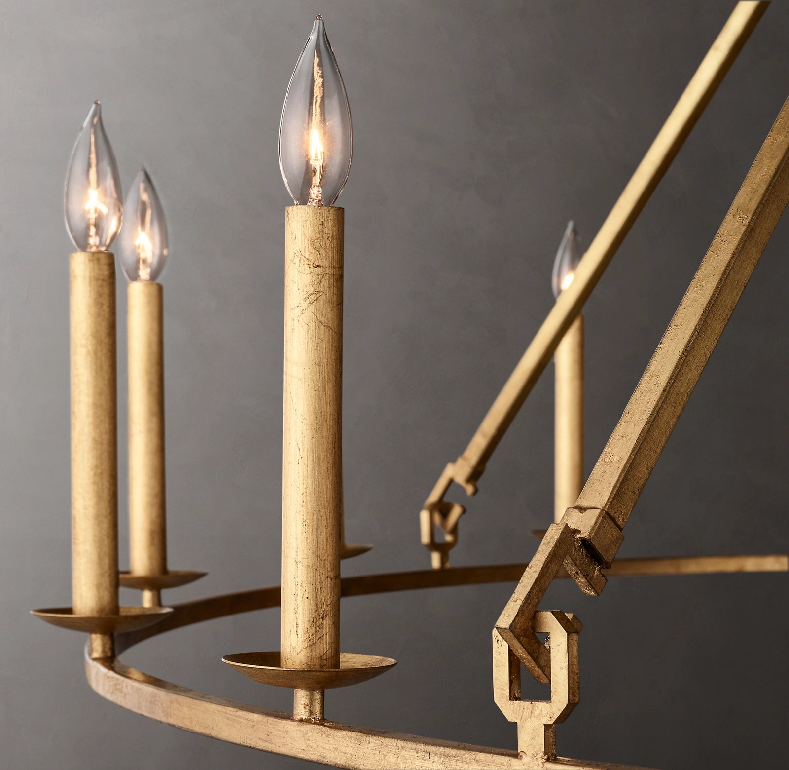 72 Inch Candelabra Round Chandelier – Openwork