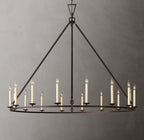 60 Inch Candelabra Round Chandelier – Openwork