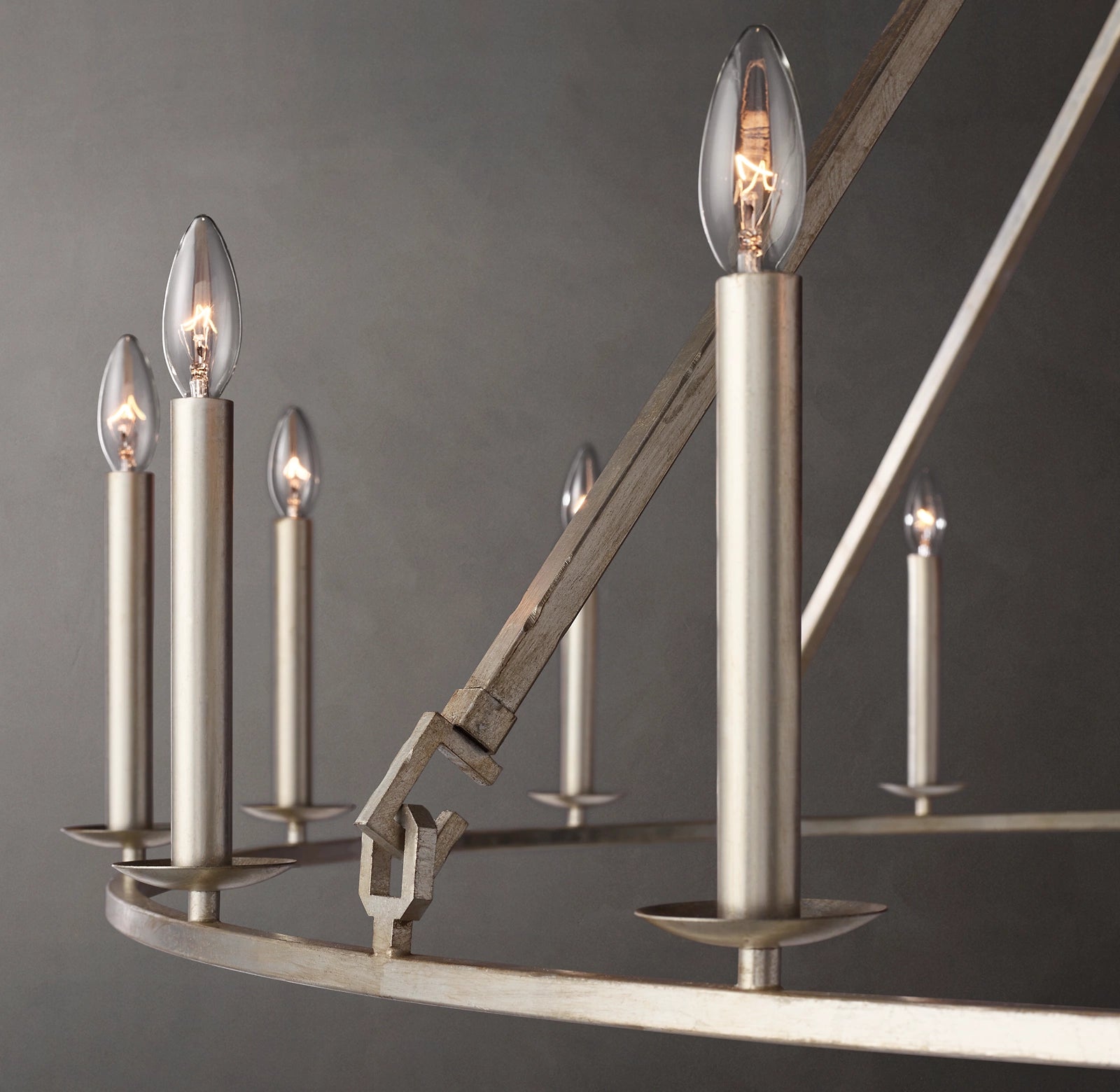 60 Inch Candelabra Round Chandelier – Openwork