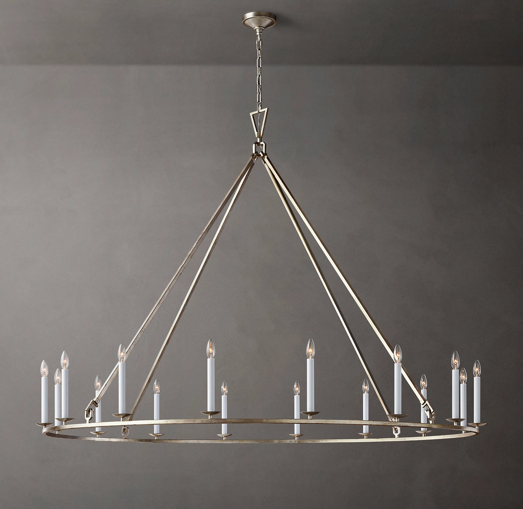 72 Inch Candelabra Round Chandelier – Openwork