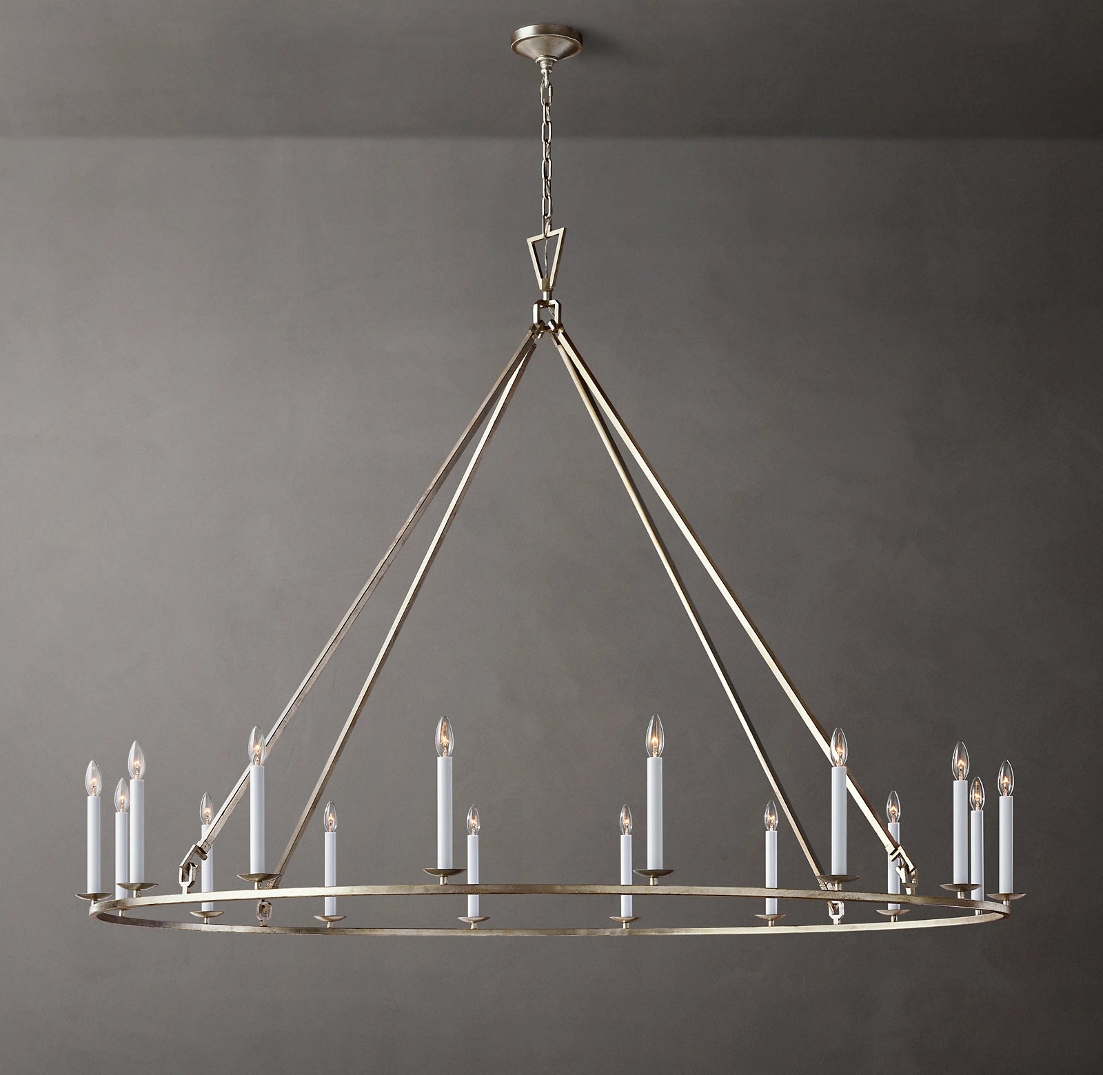 72 Inch Candelabra Round Chandelier – Openwork