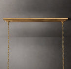 72 Inch Candelabra Rectangular Lantern Chandelier – Openwork