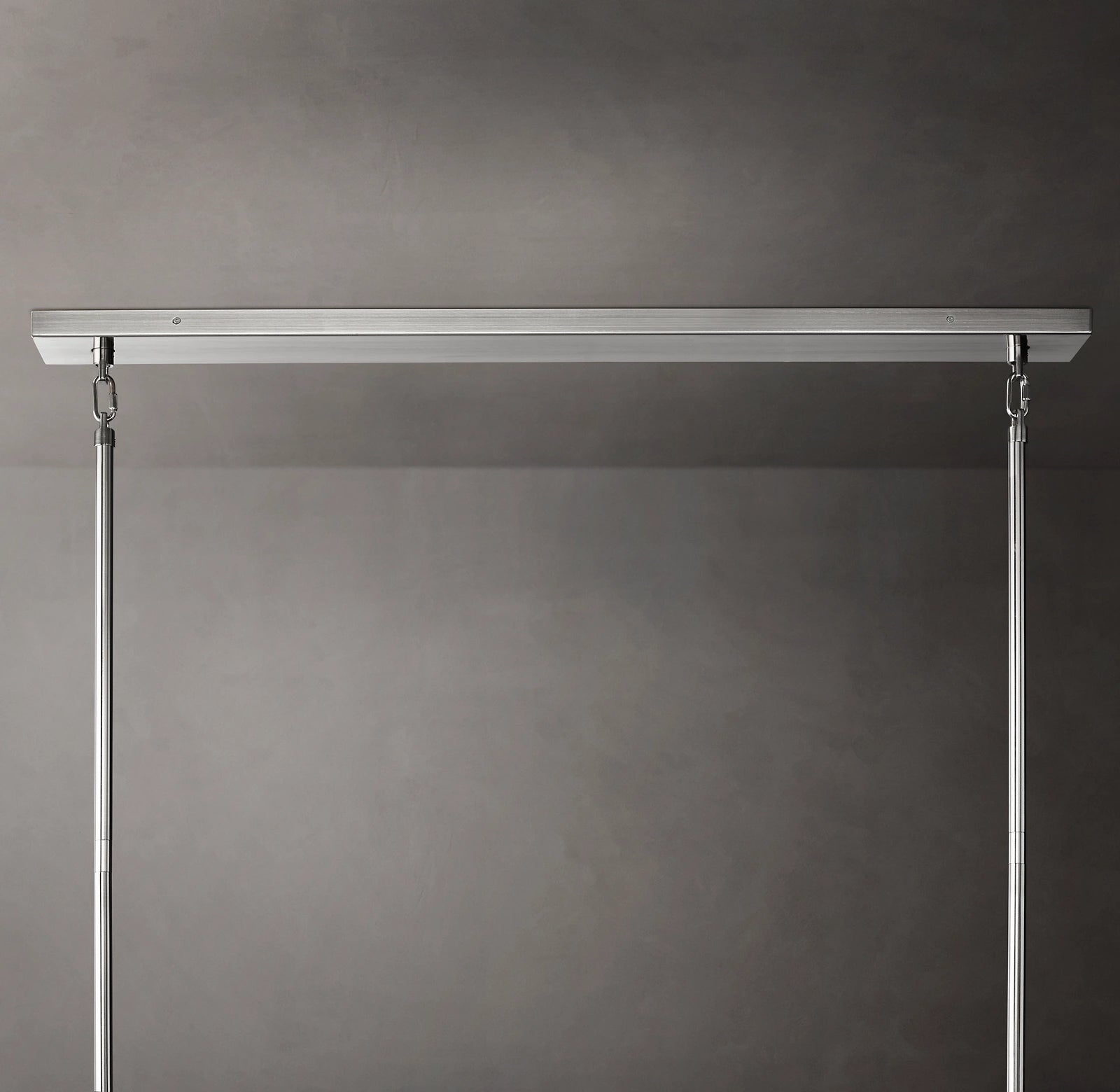 74 Inch Smoked Murano Glass Tiered Rectangular Chandelier - Chiara