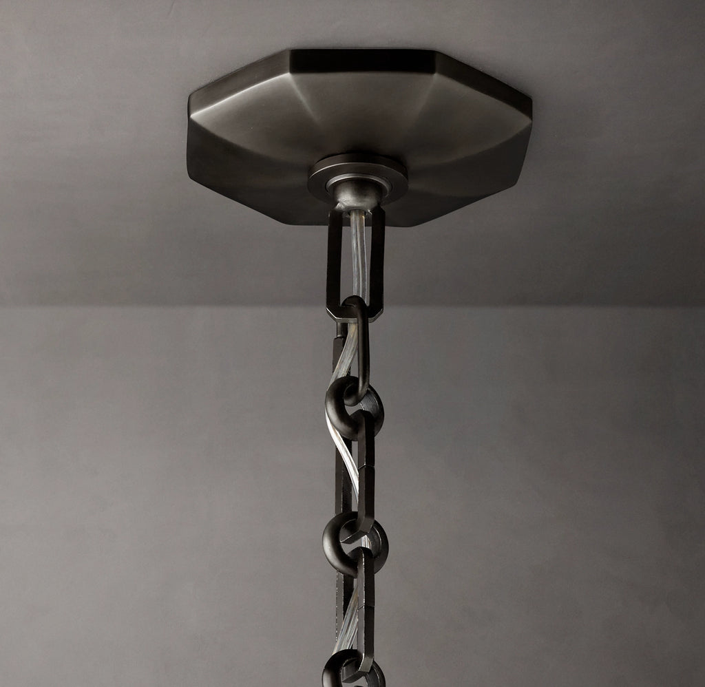 24 Inch Candelabra Crystal Chandelier - Bonnington