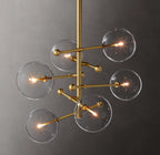 40 Inch Sputnik Globe Glass Chandelier - Mobile