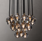 24 Inch Smoked Crystal Cluster Chandelier – Boule
