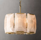 19 Inch Alabaster Round Chandelier – Harlow