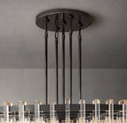 60 Inch Cascading Chain Crystal Round Chandelier - Marignan