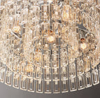 36 Inch Cascading Chain Crystal Chandelier - Marignan