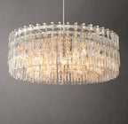 36 Inch Cascading Chain Crystal Chandelier - Marignan