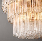 36 Inch Tronchi Glass Tiered Chandelier - Cielo