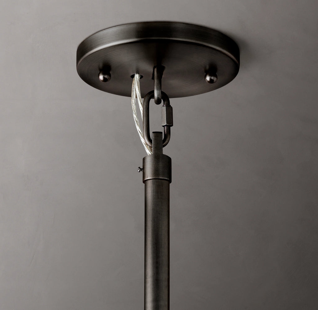36 Inch Tronchi Glass Tiered Chandelier - Cielo