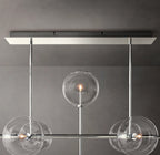 72 Inch Linear Sputnik Globe Glass Chandelier - Mobile