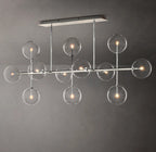 72 Inch Linear Sputnik Globe Glass Chandelier - Mobile