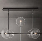 72 Inch Linear Sputnik Globe Glass Chandelier - Mobile