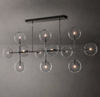 72 Inch Linear Sputnik Globe Glass Chandelier - Mobile