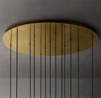 44 Inch Blown Glass Globe Cluster Chandelier - Mobile