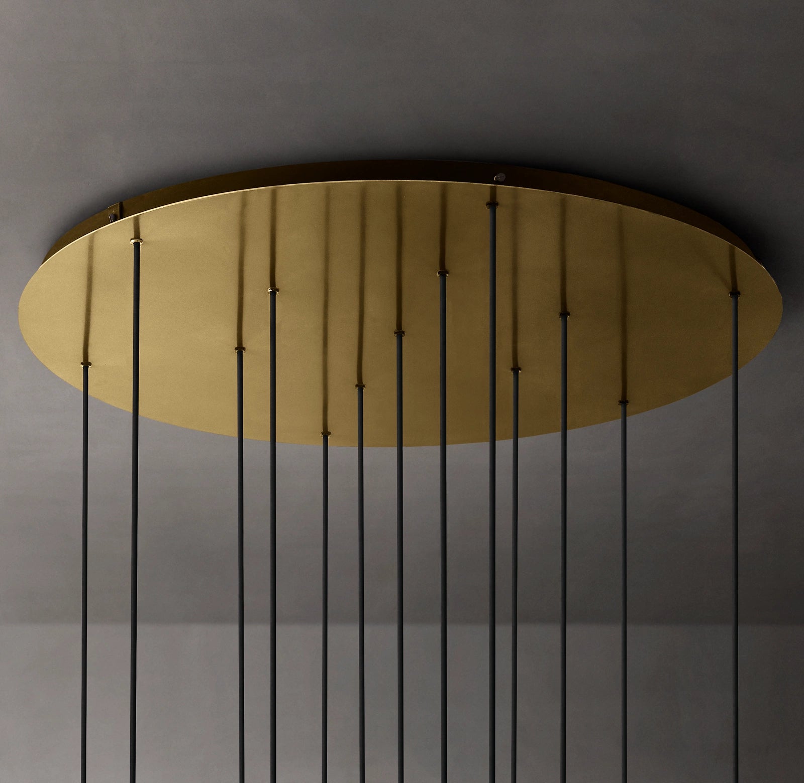 44 Inch Blown Glass Globe Cluster Chandelier - Mobile
