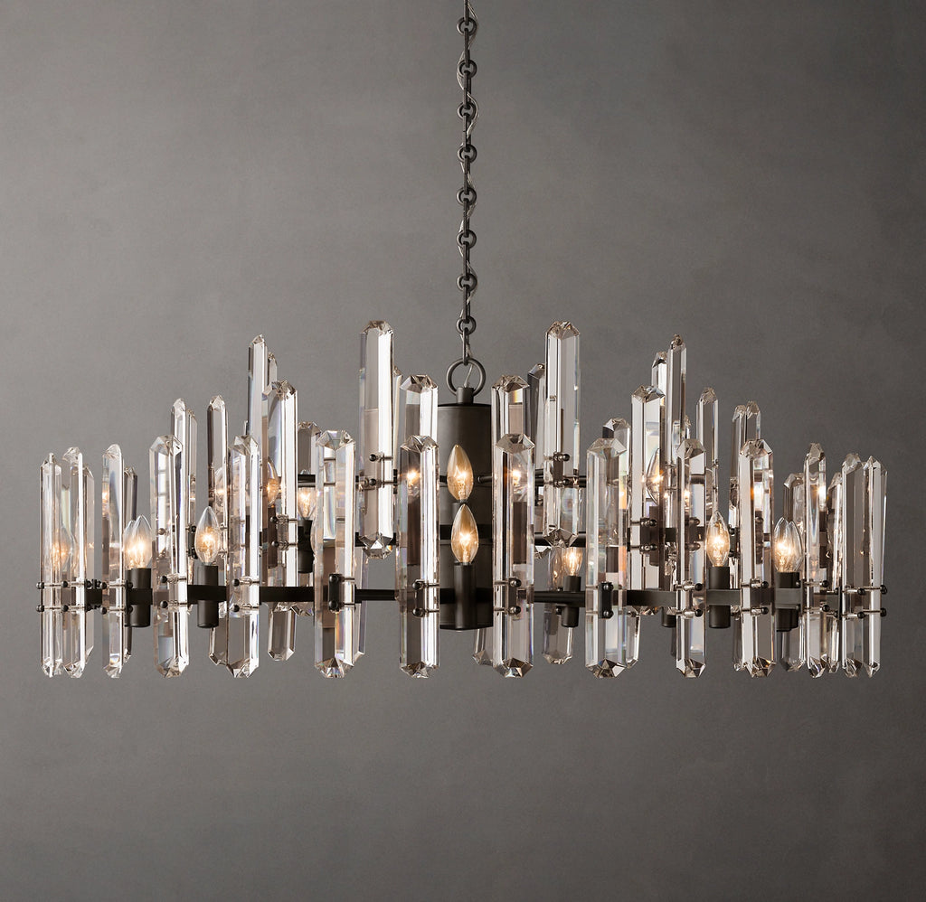 48 Inch Candelabra Crystal Chandelier - Bonnington