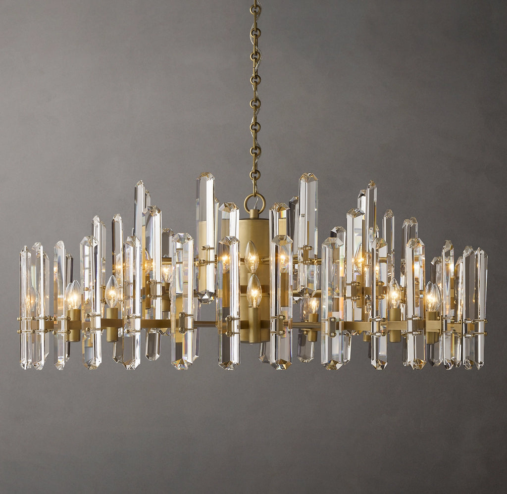 48 Inch Candelabra Crystal Chandelier - Bonnington