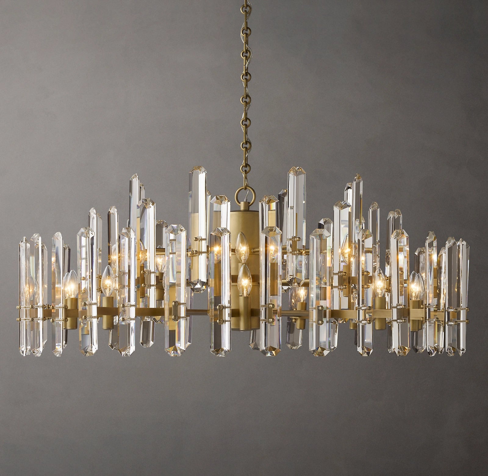 48 Inch Candelabra Crystal Chandelier - Bonnington