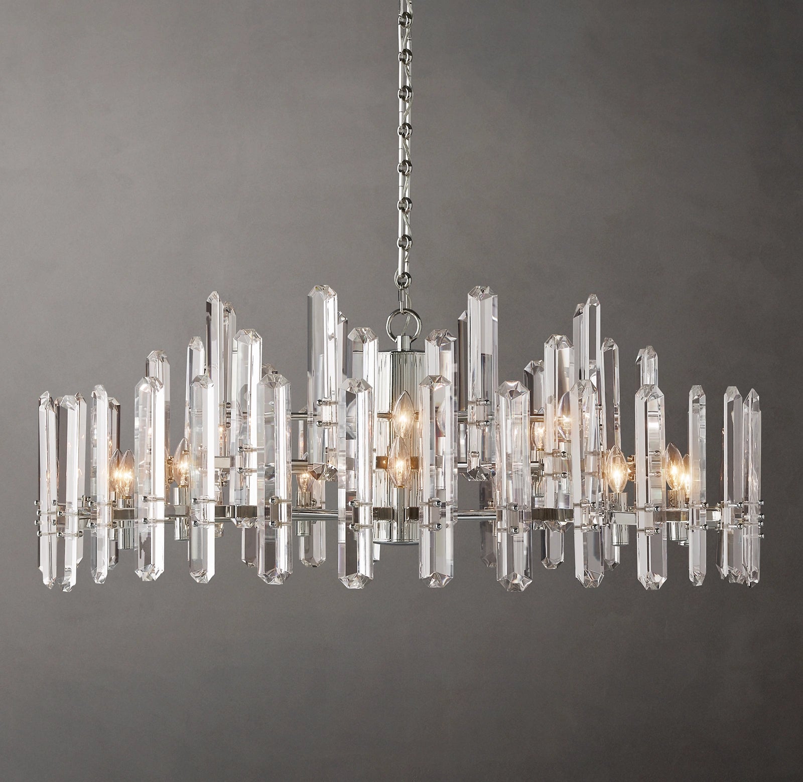 48 Inch Candelabra Crystal Chandelier - Bonnington
