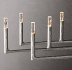 96 Inch Forged Candlestick Linear Chandelier - Thaddeus