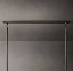 74 Inch Smoked Murano Glass Tiered Rectangular Chandelier - Chiara