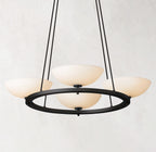 36 Inch Porcelain Bowl Round Chandelier - Vernet