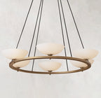 48 Inch Porcelain Bowl Round Chandelier - Vernet