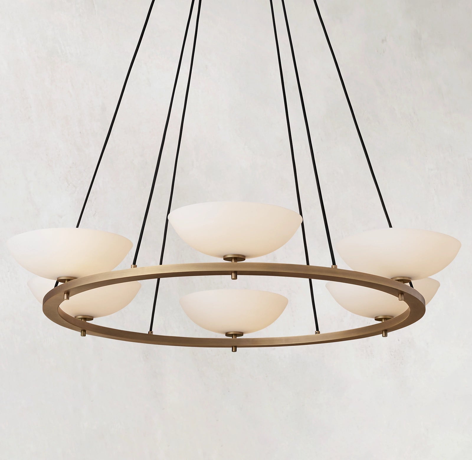 48 Inch Porcelain Bowl Round Chandelier - Vernet