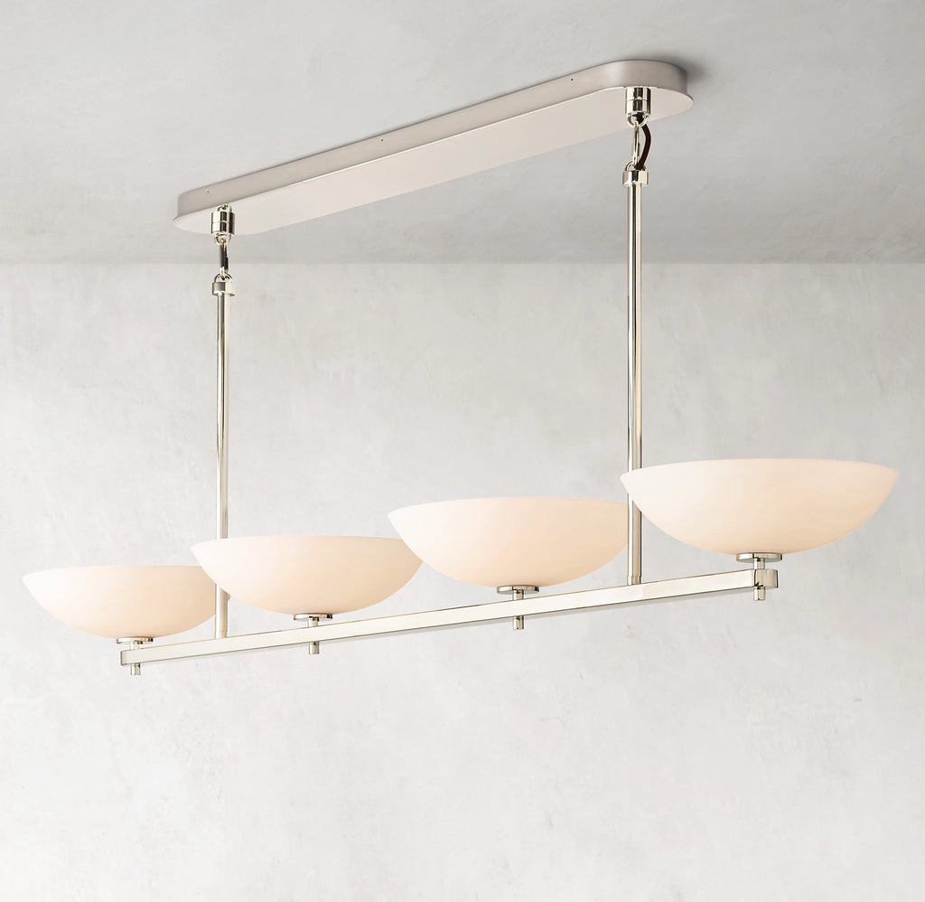 60 Inch Porcelain Bowl Round Chandelier - Vernet