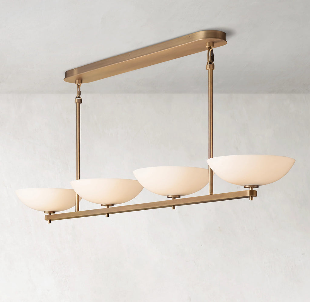 60 Inch Porcelain Bowl Round Chandelier - Vernet