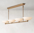 60 Inch Porcelain Bowl Round Chandelier - Vernet
