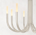 38 Inch Candlestick Swoop Arm Chandelier - Rousseau