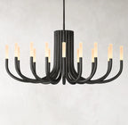 50 Inch Candlestick Swoop Arm Chandelier - Rousseau