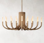 50 Inch Candlestick Swoop Arm Chandelier - Rousseau