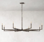 72 Inch Forged Candlestick Chandelier - Thaddeus