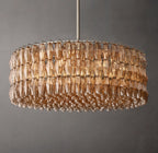 46 Inch Smoked Murano Glass Round Chandelier - Chiara