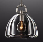 14 Inch Dome Crystal Pendant Light - Botanist