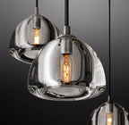 36 Inch Crystal Cluster Chandelier - Hemisphere