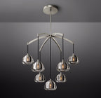 36 Inch Crystal Cluster Chandelier - Hemisphere
