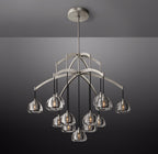48 Inch Crystal Cluster Chandelier - Hemisphere