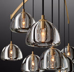 48 Inch Crystal Cluster Chandelier - Hemisphere