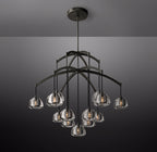 48 Inch Crystal Cluster Chandelier - Hemisphere